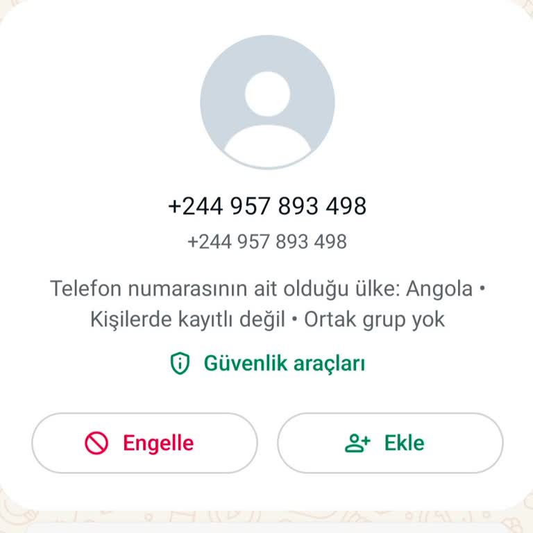WhatsApp Finans Hesabına Eklendi
