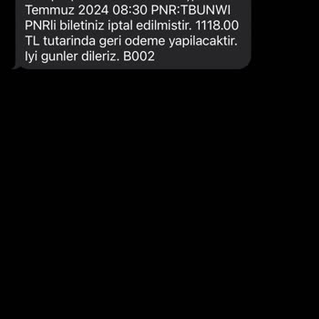 Obilet İade Gerçekleşmedi Müşteri Hizmetlerinin İş Bilmemesi