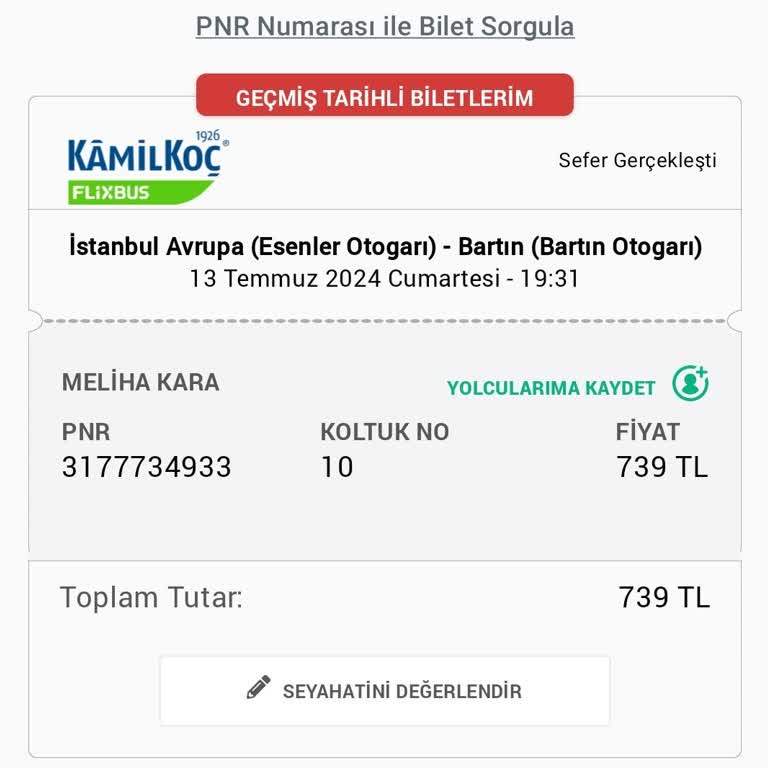 Kamil Koç İle Yapılan Yolculuğumuzun Çok Uzun Sürmesi.