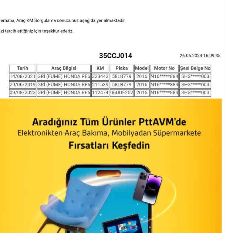 TÜVTÜRK Km Düşürülmüş Aracın Vizeden Geçmesi