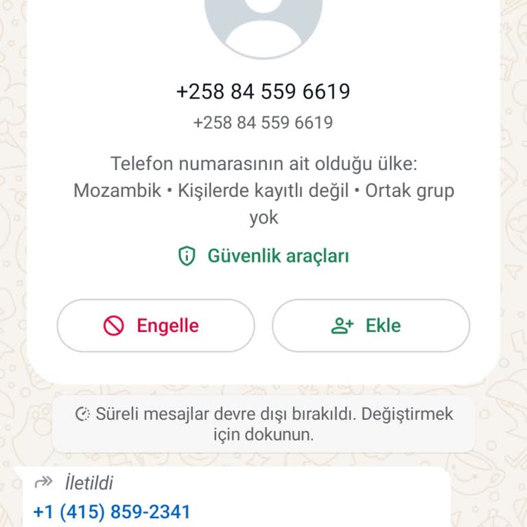 WhatsApp Yanıltıcı Mesajlar Ve Finansal Güvenlik Endişesi