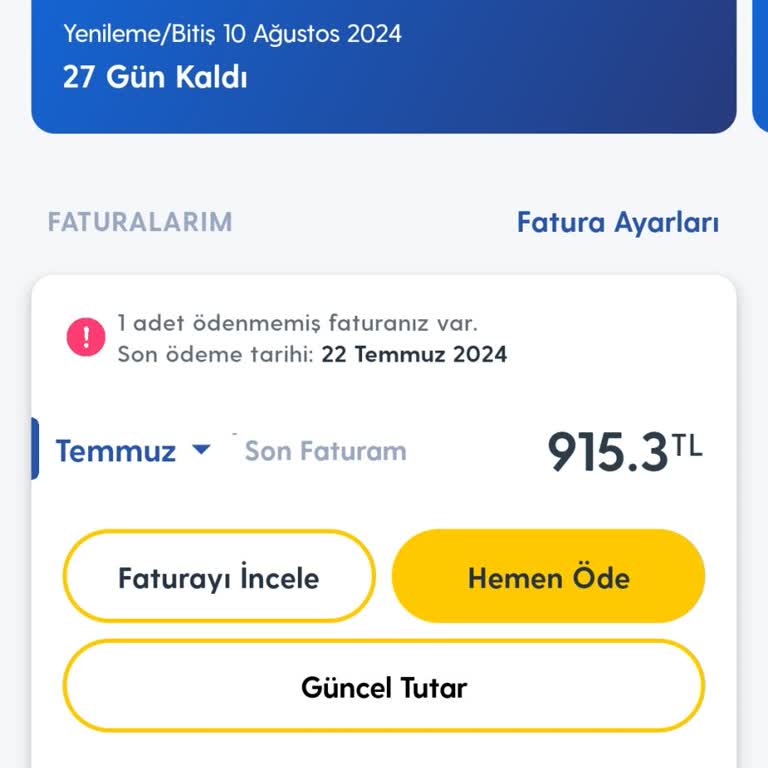 Turkcell Yüksek Fatura Mağduriyeti