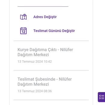 hepsiJET Teslim Edilemeyen Kargo