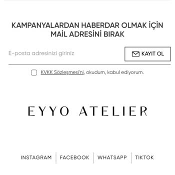 Eyyo Atelier Müşteri Memnuniyeti Yok, Siparişi Yollarken Siparişe Bakın
