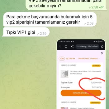 intengo.me İntengo Uygulamasında Yatırdığım Parayı Çekemiyorum!