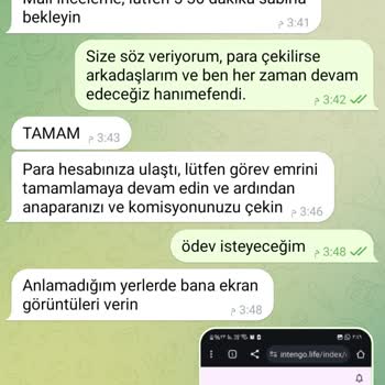 intengo.me İntengo Uygulamasında Yatırdığım Parayı Çekemiyorum!