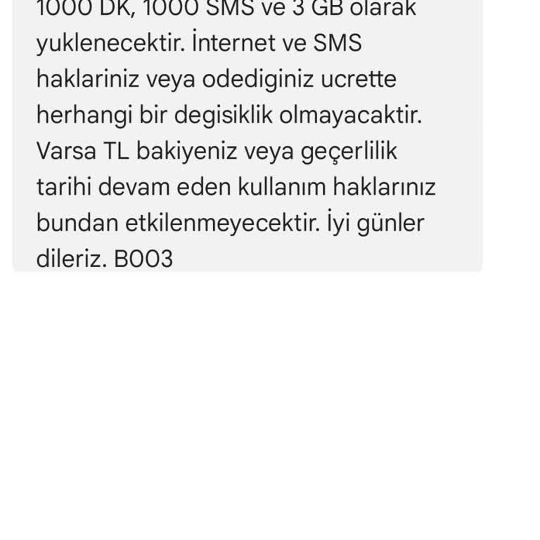 Vodafone Rızam Dışı Paket Güncellemesi Yaptı