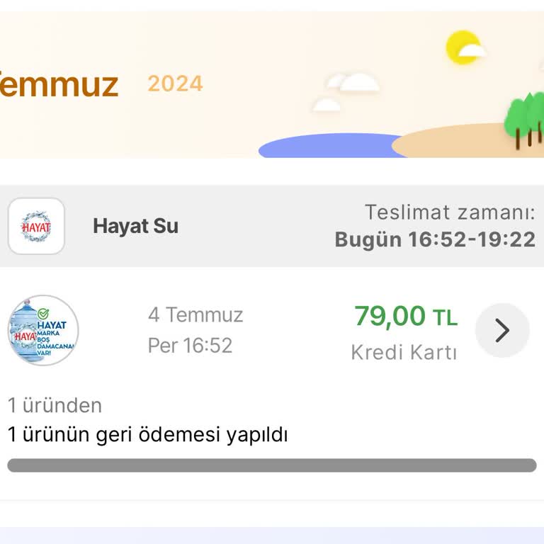 Hayat Su Danone Hayat İçecek 1 Gün Geçti Gelmedi