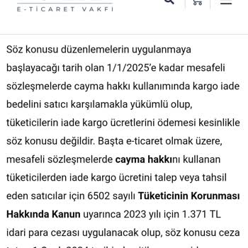 Havoş Kargo Ücretini Keserek İademi Yaptılar