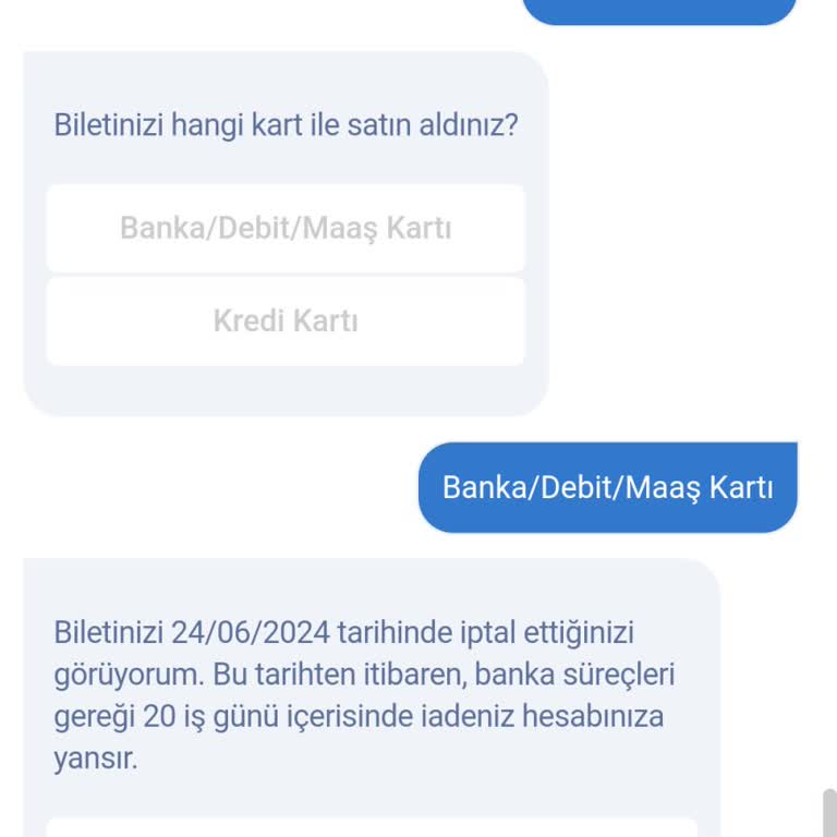 Obilet'te Para İademi Alamıyorum!