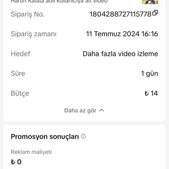 TikTok Jeton İadesi Yapmıyor İade Talep Ediyorum