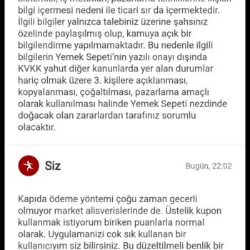 Yemeksepeti Ödeme Talebim Reddedildi Diye Uyarı!