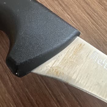 Pirge Bıçaklar Kısa Sürede Paslandı