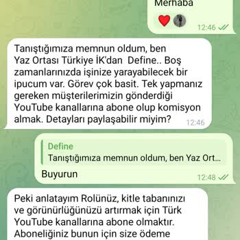 Telegram Haberim Olmadan Tarafıma İşlem Yapılmasın