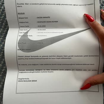 Boyner Agora AVM Sakarya Nike Ayakkabı Şikayeti