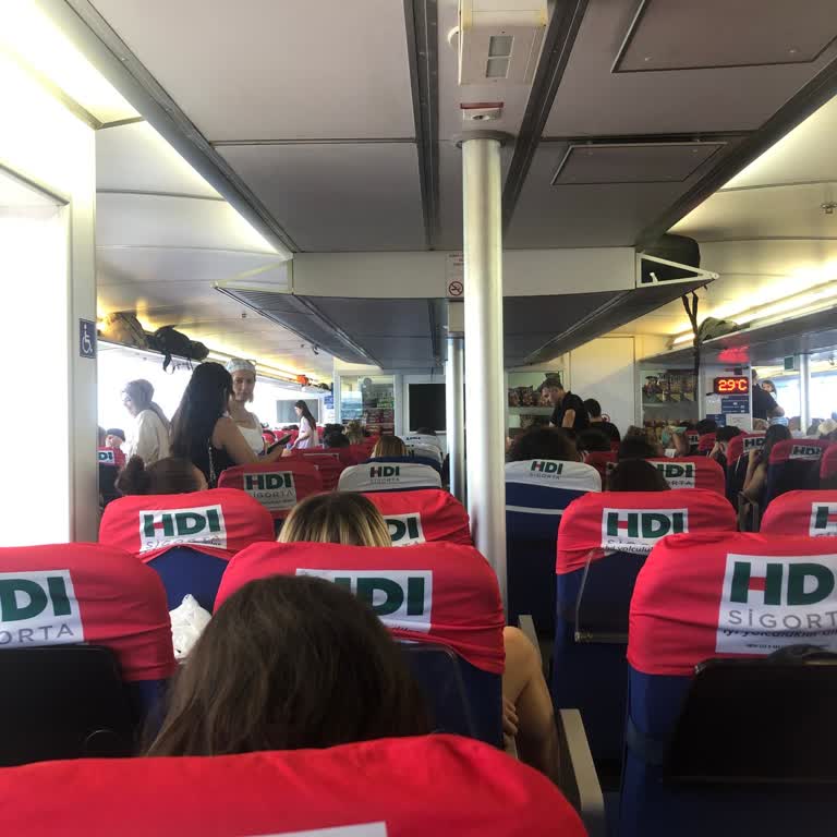 İDO Hızlı Feribot Havasız Klimasız