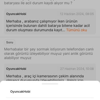 Oyuncak Hobi Kamera Pişmanlığı