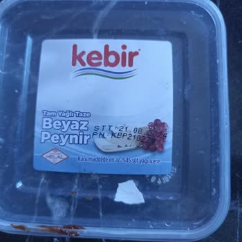 Kebir Süt ve Süt Ürünleri Kebir Peynir Küflü!