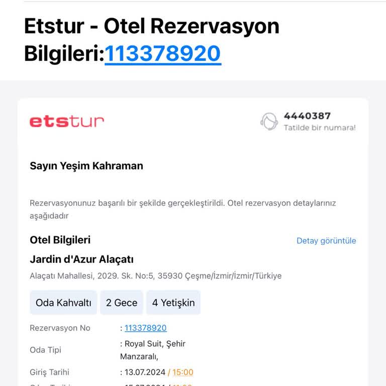 ETS Tur Müşterisine Sahip Çıkmıyor