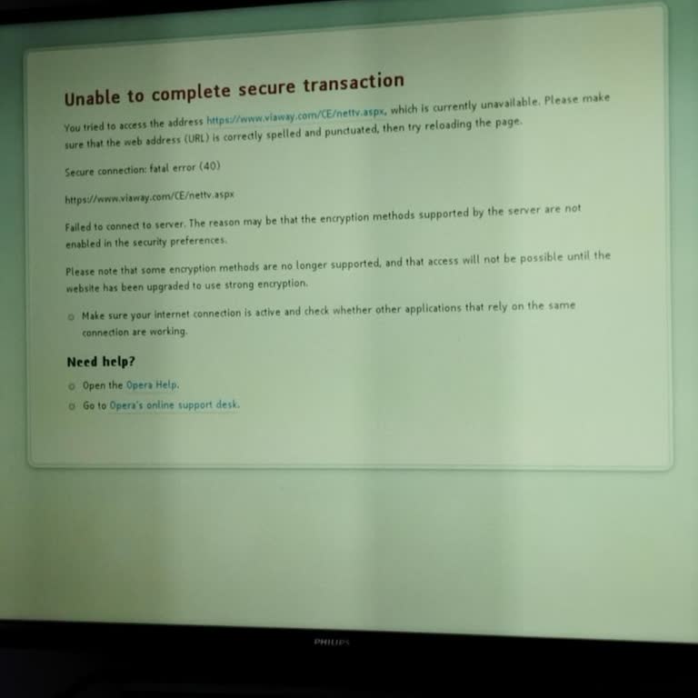 PHILIPS TV Smart TV Uygulama Yok