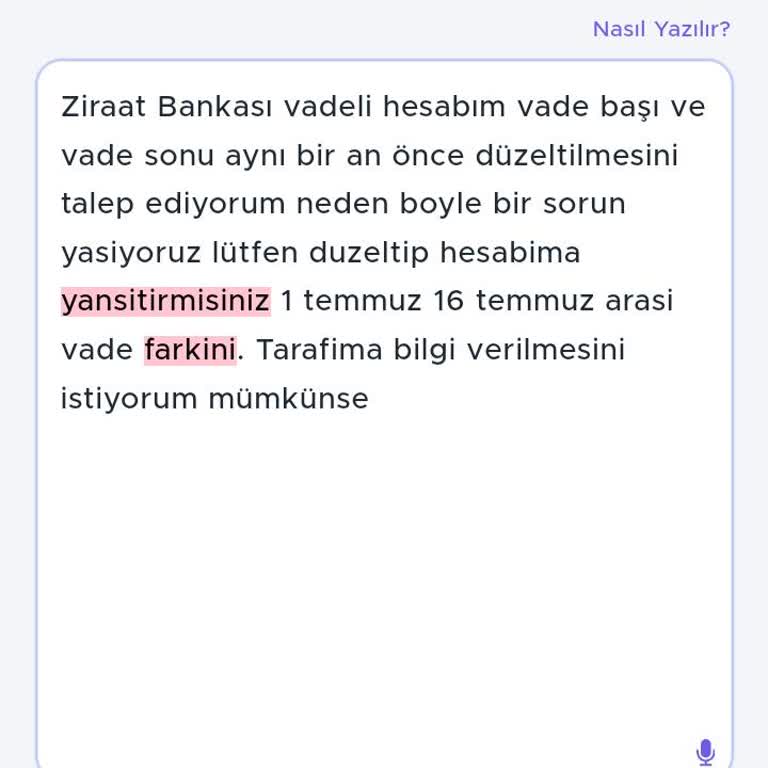 Ziraat Bankası Vadeli Hesap Tan Vade Sonu Hesap
