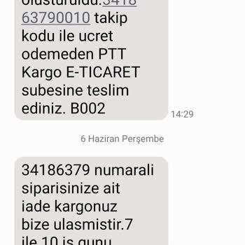 Sefamerve Para İadesi Yapmıyor.