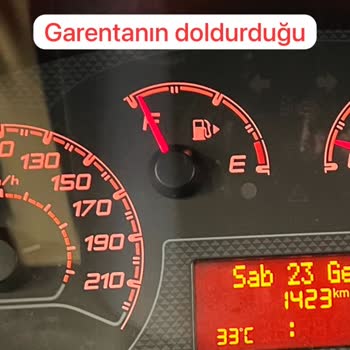 Garenta Yakıt Ful Dedi İbre Full Değildi Kanıt Görsellerde
