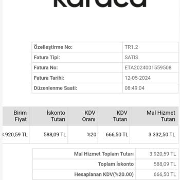 Karaca Züccaciye Karaca Servis Mağduriyeti