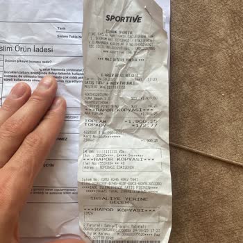 Sportive, Ürünlerinin Arkasında Durmaması