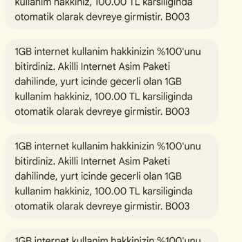 Vodafone Haksız Yere GB Bitmesi 2 Dakika Da 5 GB Bitmesi