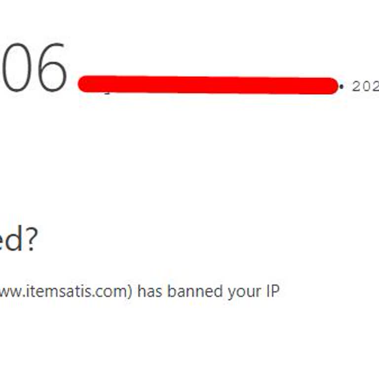 İtemSatış IP Ban Yedim Ve Hiç Yardım Alamadım