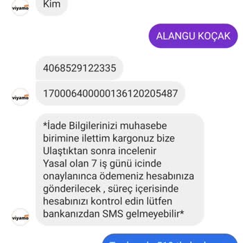 Moda Yakamoz Eksik Para Gönderdiler
