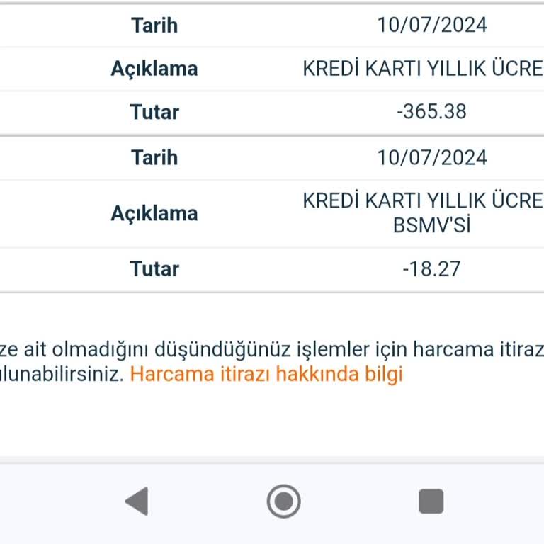 İş Bankası Bilgim Dışında Kredi Kartı Ücreti Kesiyor