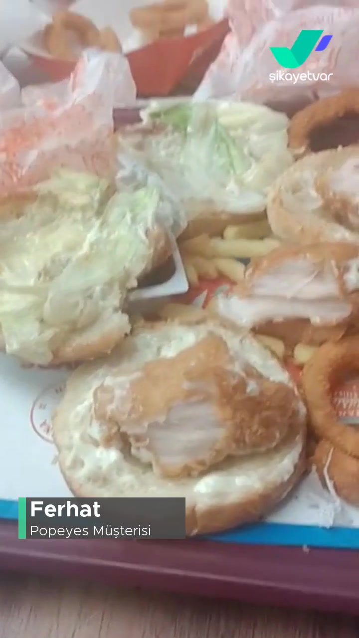 Popeyes Personel Saygısızlığı Ve Ürünün Bozuk Olması videonun kapak resmi