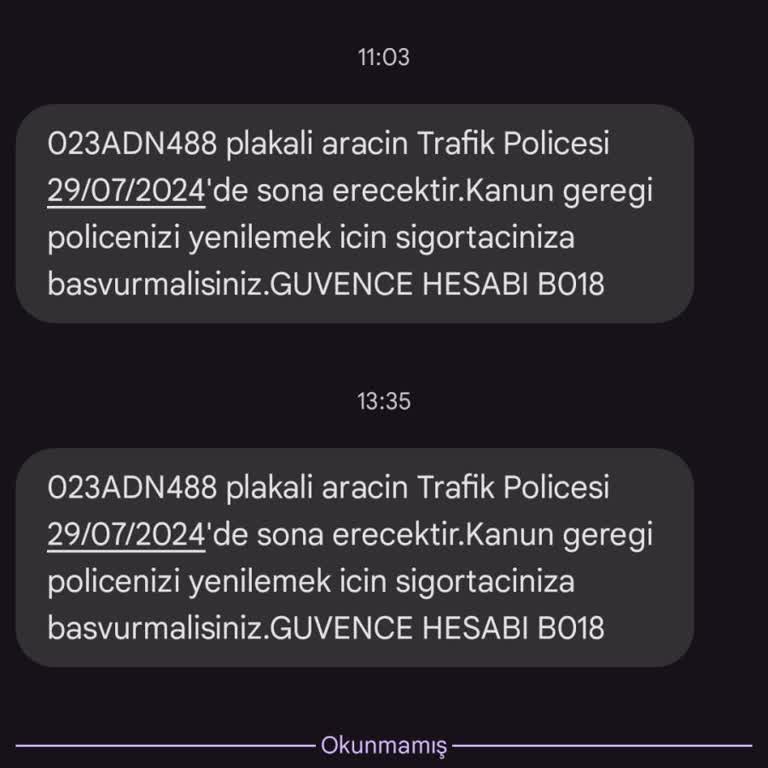 Güvence Hesabı Güvencehsb Yanlış Mesaj Gelmesi