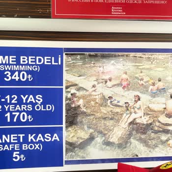 Pamukkale Antik Havuz Giriş Ücreti