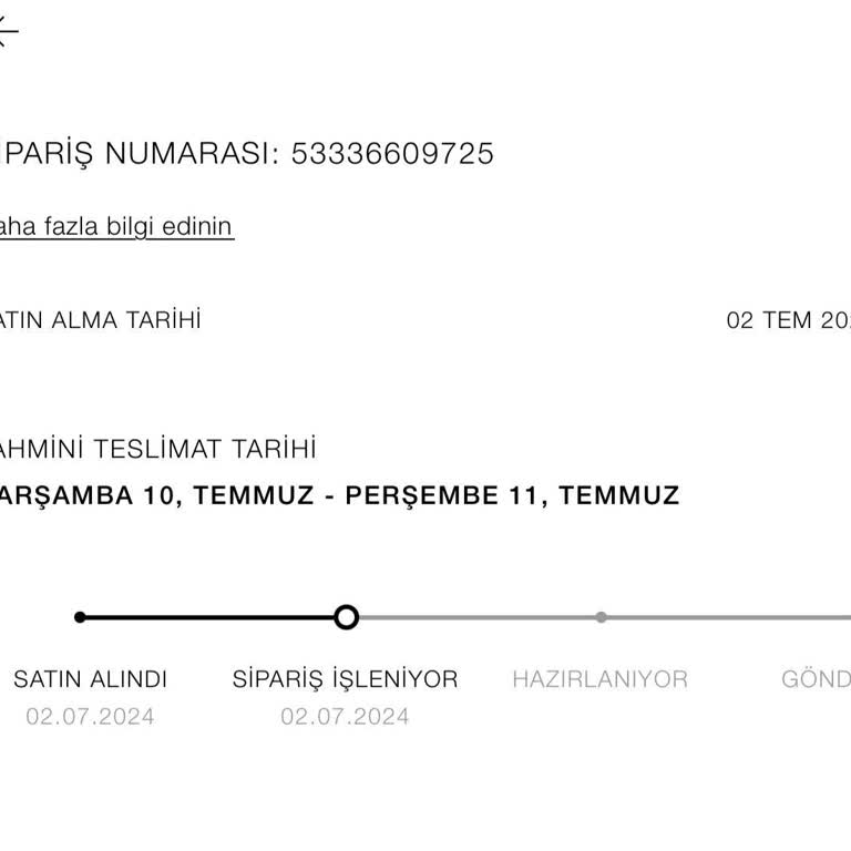 Zara Online Sipariş Gönderilmiyor