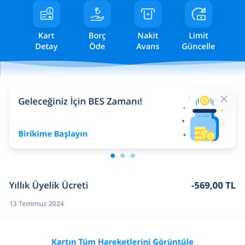 Denizbank 7500 TL Kredi Kartına Her Yıl Aynı Şeyi Yapıyorsunuz 568 TL