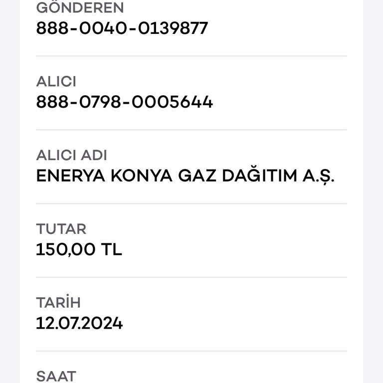 Enerya Konya Faturam Ödendiği Halde Sistemden Ödenmedi Gözüküyor