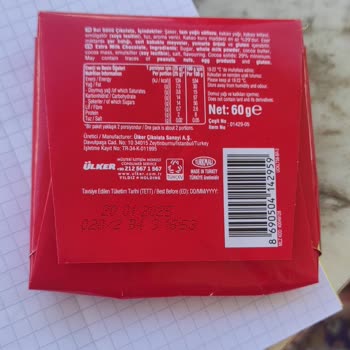 Ülker Tablet Çikolata Eksik Çıktı