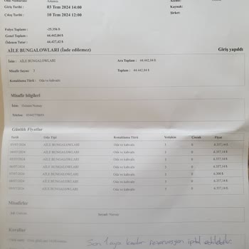 Kültür ve Turizm Bakanlığı Doğanın Ruhu Otel Kas Antalya ;Ayıplı Hizmet, Sosyal Medya Hesapları