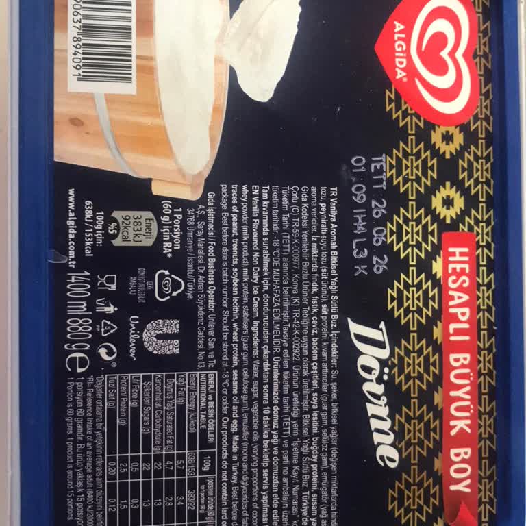 Algida Şok Market Bozuk Dondurma Ve Ciddiyet Çalışanlar Arasında Olmalı