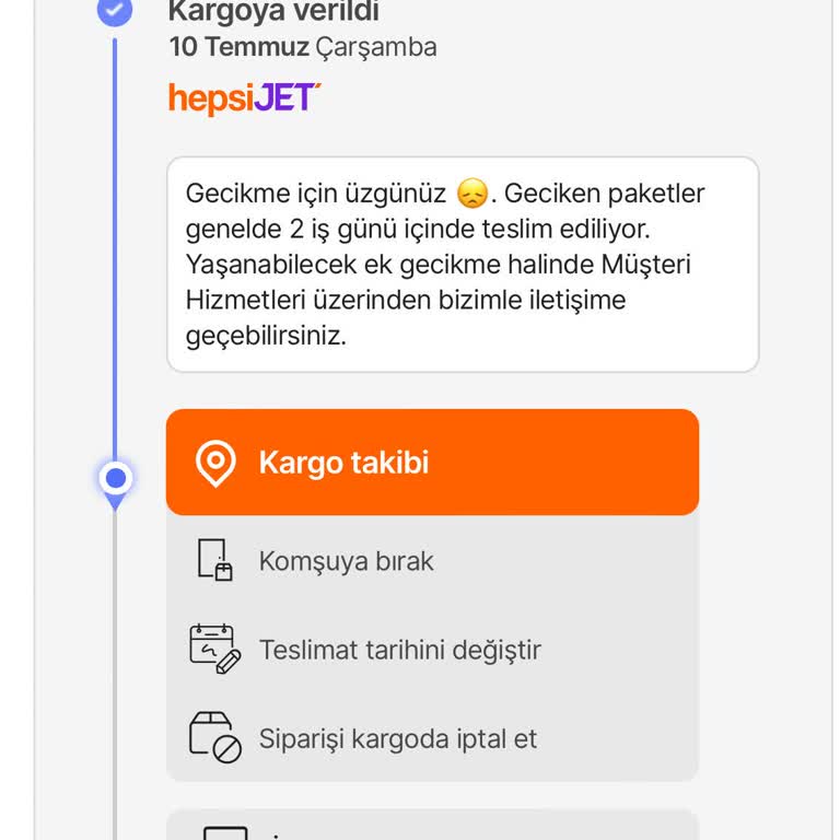 Hepsiburada Firmasının Siparişten Sonraki İlgisiz Davranışı