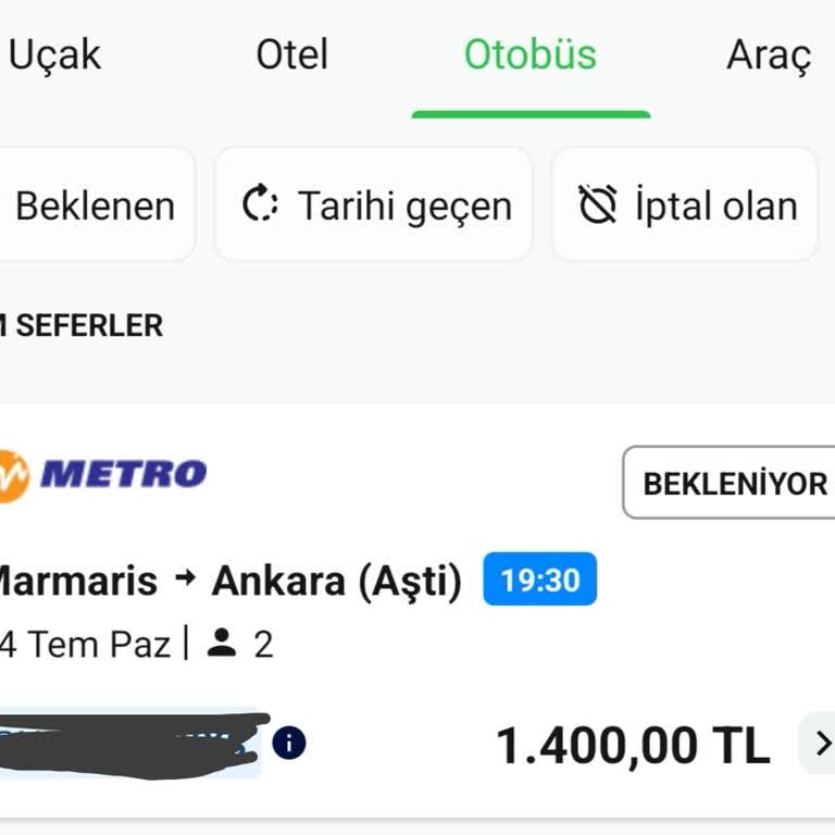 Metro Turizm Bilet Oyunu Önce Pahalı Satıp Sonra İndirim Yapması