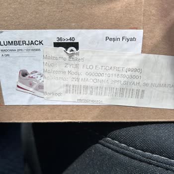 Lumberjack Ve FLO Yanlış Ayakkabı, Gereksiz Kargo Bedeli