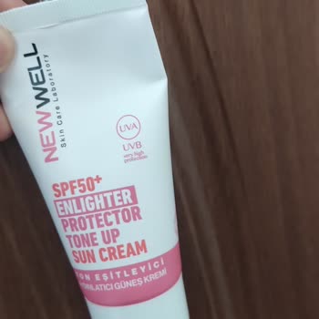 New Well Markalı Güneş Kremi Belirtilen Milimin Altında!