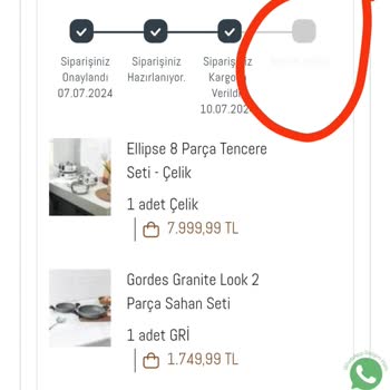 Madame Coco Teslim Edildi Bilgisi Yapılmıyor