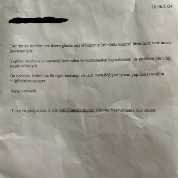 Sneaks Up Ürününün Arkasında Durmuyor!