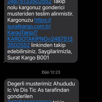 Sürat Kargo'nun Dikkatsizliği: Paketim Bahçeye Atıldı!