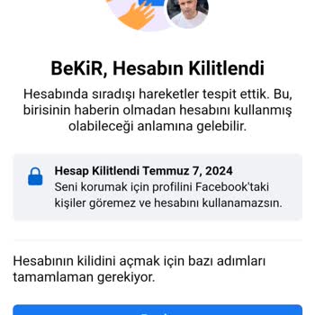 Facebook Hesabım Kilitlendi